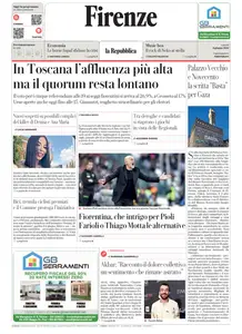 la Repubblica Firenze - 9 Giugno 2025