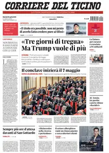 Corriere del Ticino - 29 Aprile 2025