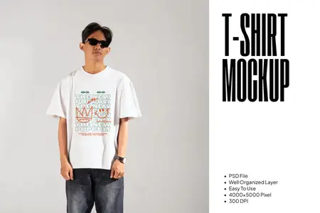 EE - T-Shirt with Model Mockup  KRV 9VUNU5S