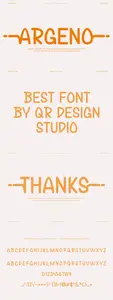 Argeno - Paint Font NQPSS82