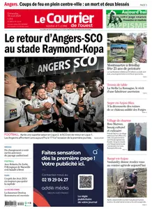 Le Courrier de l'Ouest Angers - 18 Août 2024