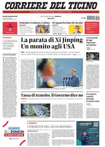 Corriere del Ticino - 4 Settembre 2025