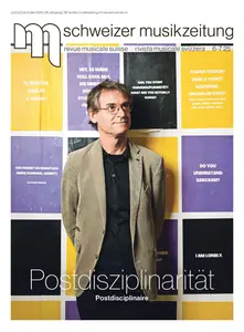 Schweizer Musikzeitung - Juni-Juli 2025