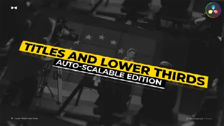 Lower Thirds Auto Scale \ DR 57203934