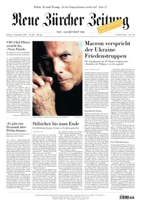 Neue Zuercher Zeitung - 05 September 2025