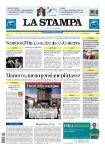 La Stampa Savona - 25 Ottobre 2023