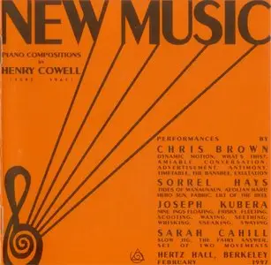 Henry Cowell - New Music: Piano Compositions (1999)