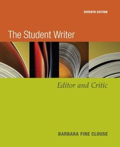 The Student Writer: Editor and Critic [Repost]