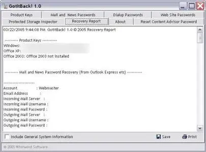 Got It Back ver. 1.1 Build 26