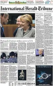International Herald Tribune from Friday, 14. December 2012