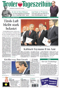 Tiroler Tageszeitung, 17. Dezember 2013