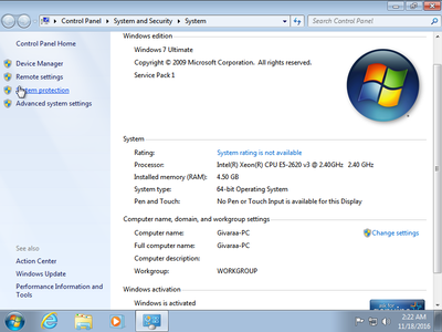 Microsoft Windows 7 Ultimate SP1 Integrated November 2016 Full Activated