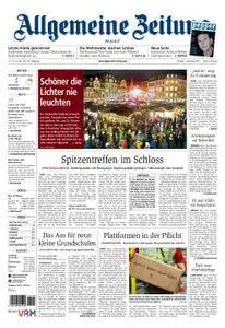 Allgemeine Zeitung Mainz - 01. Dezember 2017