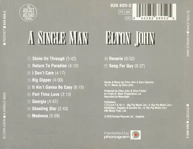 Elton John - A Single Man (1978) RE-UPLOAD