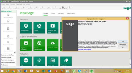 Sage 100C SQL Server Poste Serveur i7 v3.10 Multilingual
