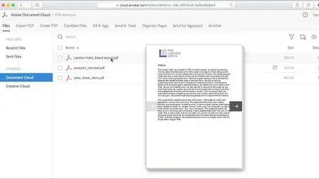 Adobe Document Cloud First Look
