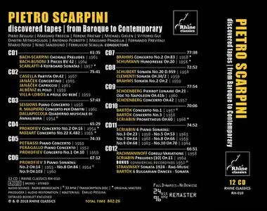 Pietro Scarpini - Discovered Tapes. From Baroque to Contemporary [12CDs] (2018)