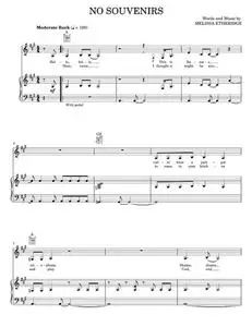 No souvenirs - Melissa Etheridge (Piano-Vocal-Guitar)