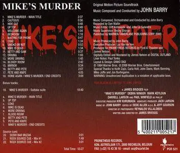 John Barry - Mike's Murder: Original Motion Picture Soundtrack (1984) Limited Edition 2009