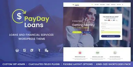 ThemeForest - Payday Loans v1.0.3 - Banking, Loan Business and Finance WordPress Theme - 17489285