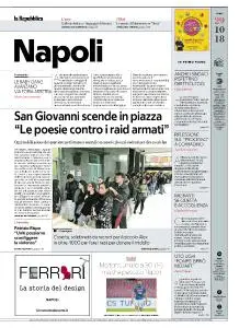 la Repubblica Napoli - 29 Ottobre 2018