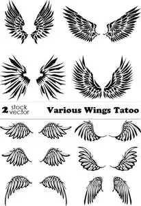 Vectors - Various Wings Tatoo