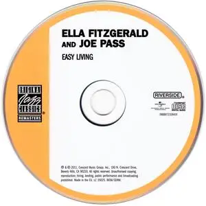 Ella Fitzgerald and Joe Pass - Easy Living (1983) {OJC Remasters Complete Series rel 2011, item 18of33}