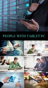 Stock Photo - People with Tablet PC