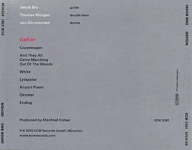 Jakob Bro - Gefion (2015) {ECM 2381}