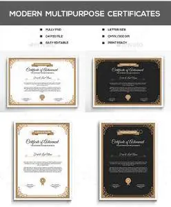 GraphicRiver - Modern Multipurpose Certificates