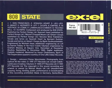 808 State - ex-el [ZTT 9031-73775-2] {Europe 1991}