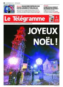 Le Télégramme Dinan - Dinard - Saint-Malo – 24 décembre 2020