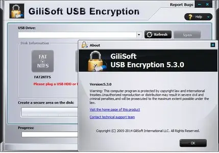 GiliSoft USB Stick Encryption 5.3.0
