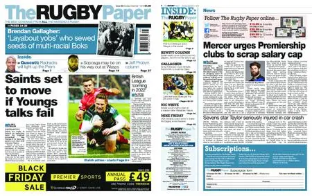 The Rugby Paper – December 01, 2019