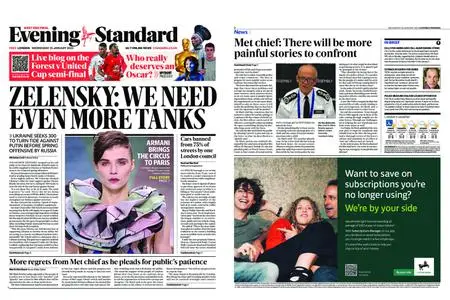 London Evening Standard – January 25, 2023