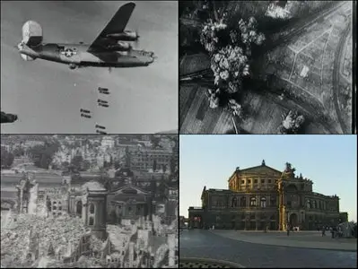 Zeitgeschichte - Luftangriff auf Dresden. Deutsche Stadte in Flammen
