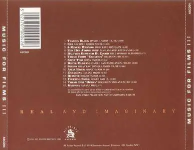Brian Eno & Various Artists - Music For Films III (1988) {All Saints Records ASCD04 rel 1992}