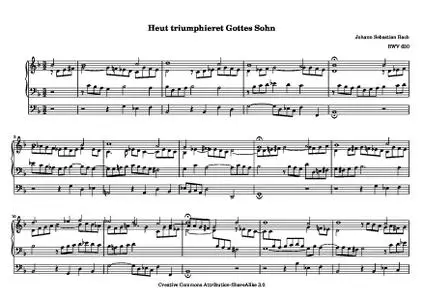 BachJS - Heut triumphieret Gottes Sohn