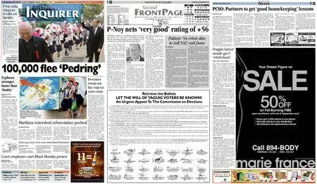 Philippine Daily Inquirer – September 27, 2011