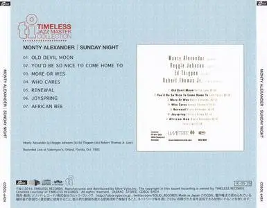 Monty Alexander - Sunday Night (1985) {2016 Japan Timeless Jazz Master Collection Complete Series}
