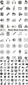 Vectors - Black Music Icons Mix