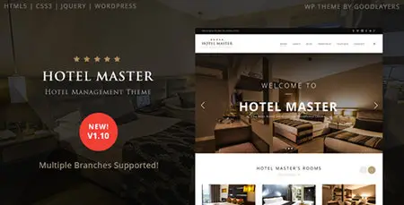 ThemeForest - Hotel Master v1.10 - Hotel Booking WordPress Theme