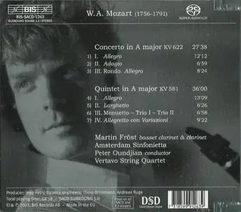 Martin Fröst - Mozart: Clarinet Concerto, Clarinet Quintet (2003)
