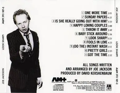 Joe Jackson - Look Sharp! (1979) {A&M Records 393 187-2}