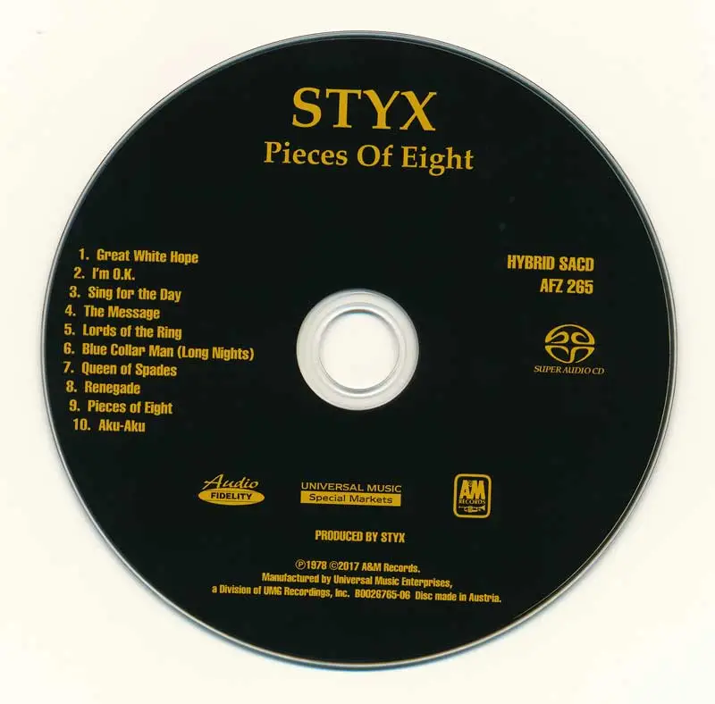 Styx - Pieces Of Eight (1978) [2017, Audio Fidelity AFZ 265] / AvaxHome