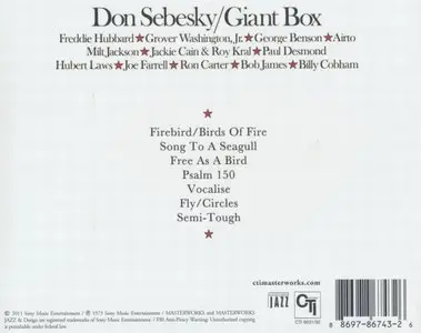 Don Sebesky - Giant Box (1973) {CTI}