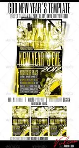 GraphicRiver GOLD 2012 Flyer Template