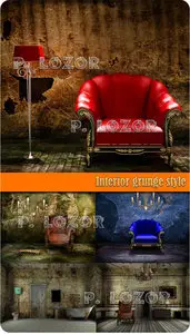 Interior grunge style