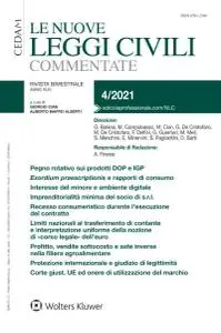 Le Nuove Leggi Civili Commentate - N.4 2021