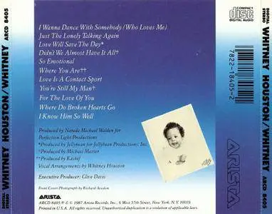 Whitney Houston - Whitney (1987) {Japan Press For US}